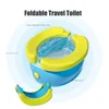 Portable Potty for Kids Travel Foldable Baby Potty Training Seat Outdoor and Indoor Easy To Clean Includes 20 Waste Bags 1