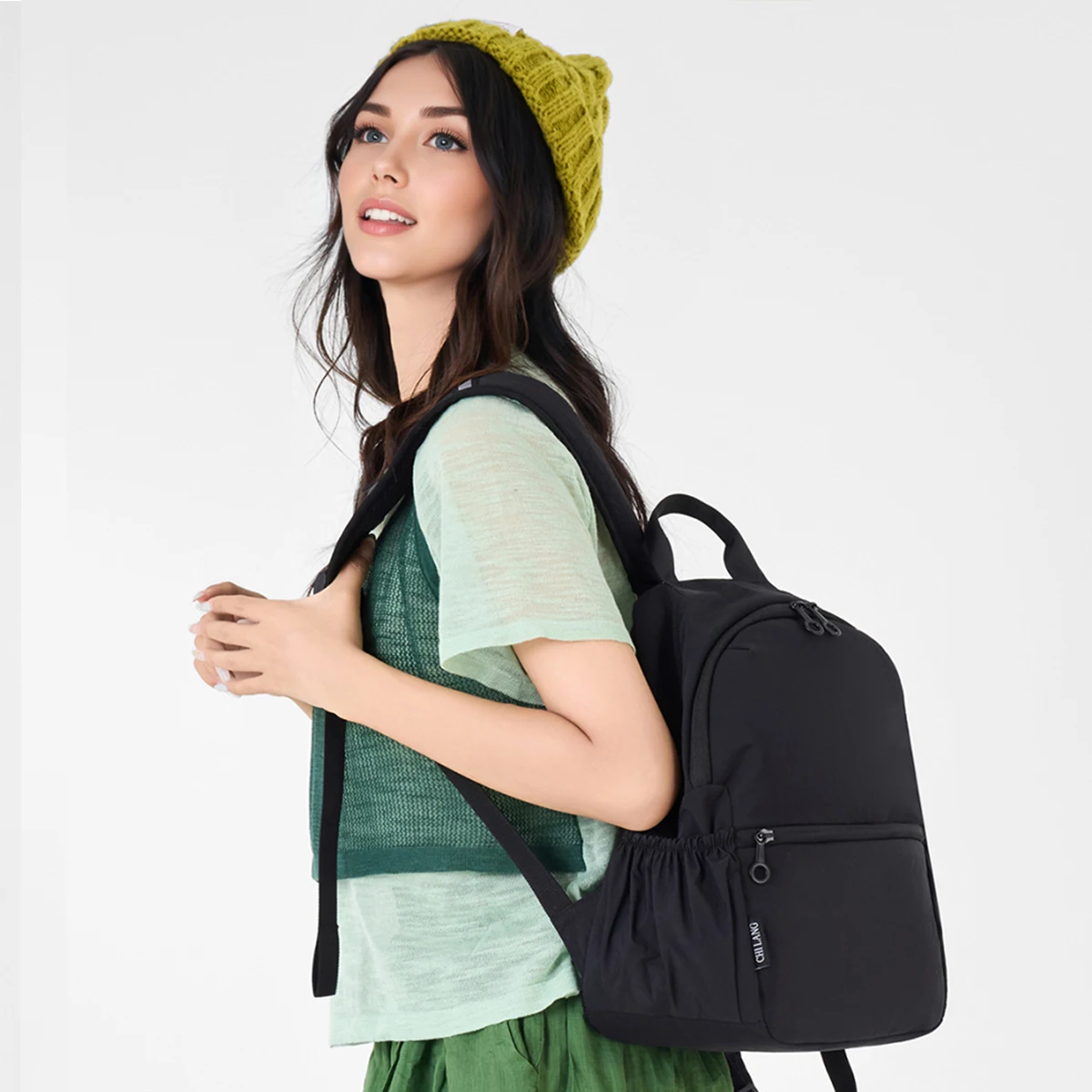 Schoolbags for Girls, Primary School Students, Japanese Style Junior High School Students, Girls, Niche Backpacks, Female Students, Mini Backpacks, Pure Color, Simple Class Bags for Tablets
