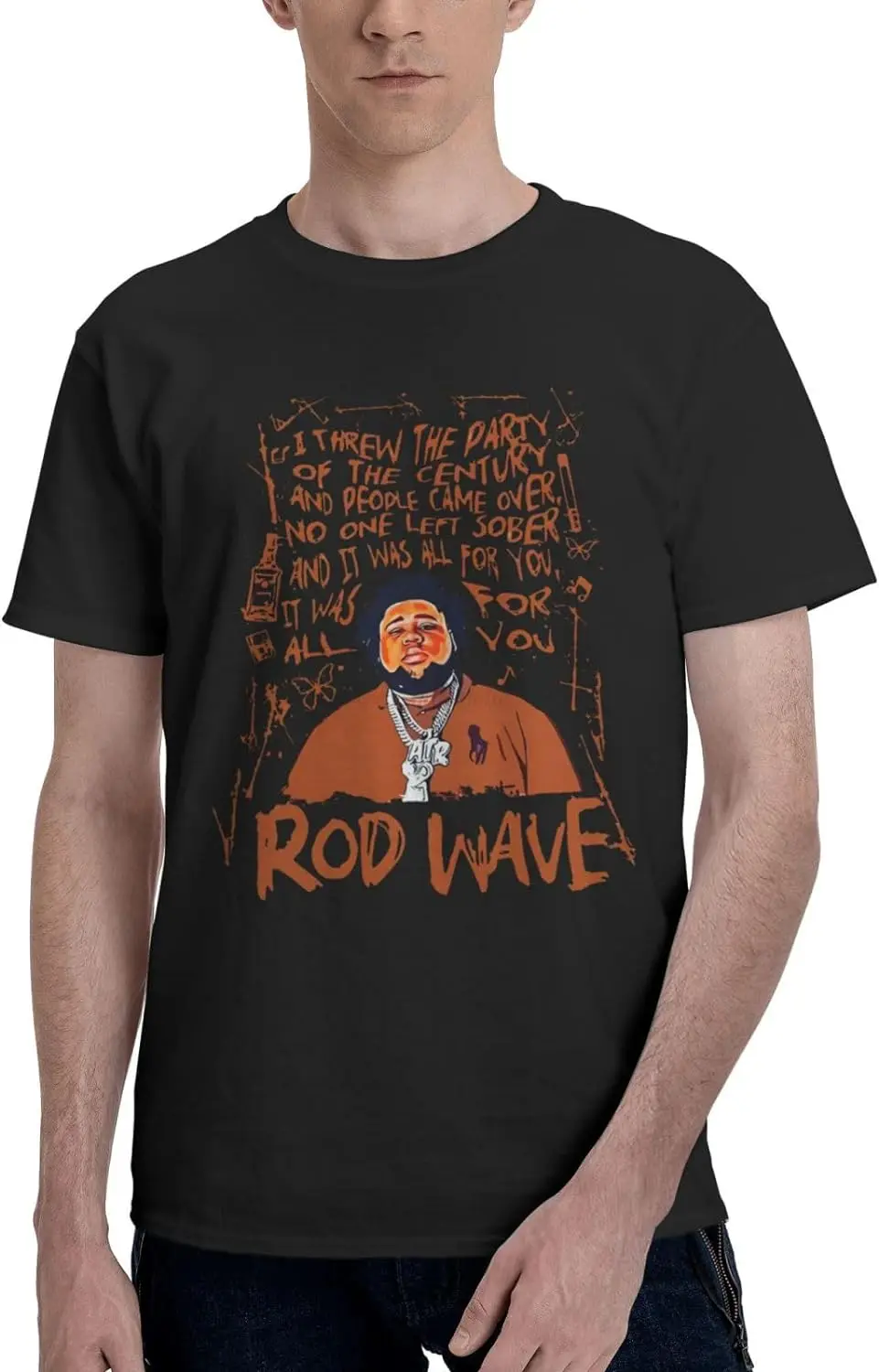 

Men's T Shirt Cotton Graphic Short Sleeve Clothing
