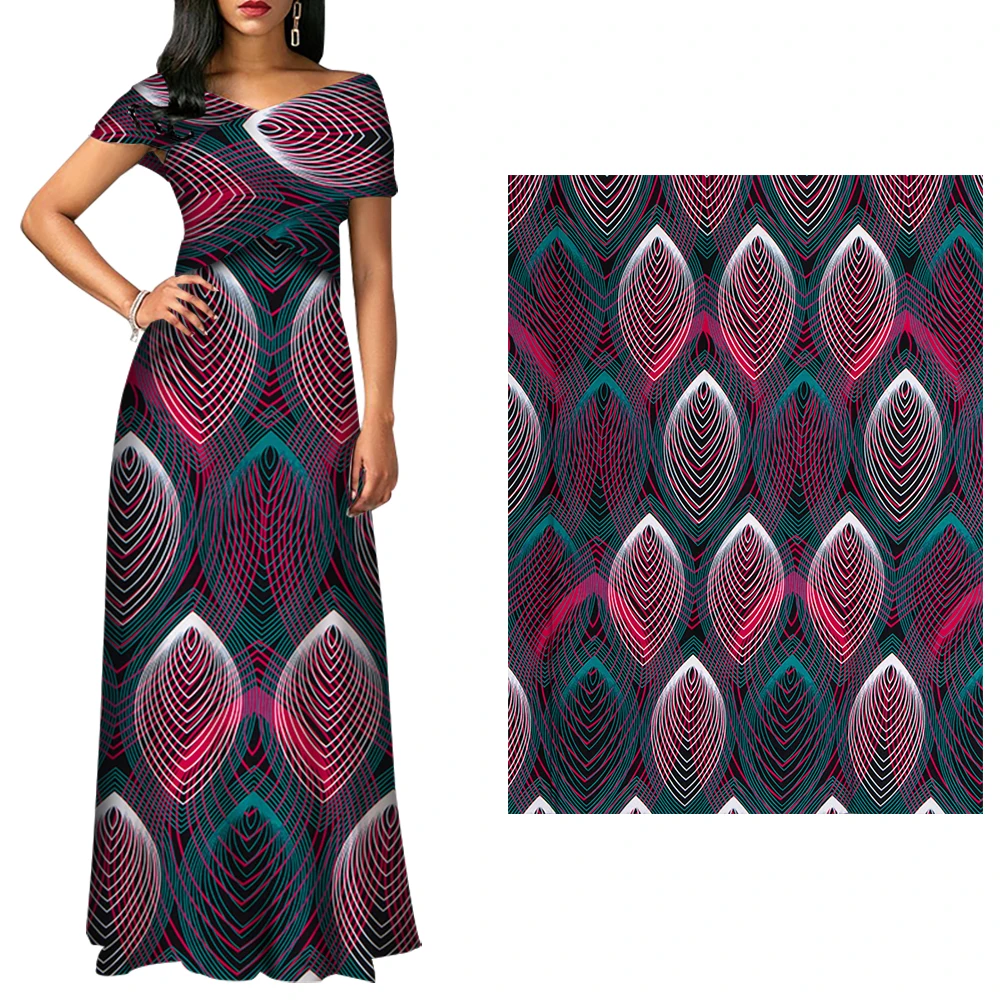 New Guaranteed Veritable Original Real Wax Ankara Fabrics African Print Fabric for Wedding Dress Cotton Tissus 24FS1451