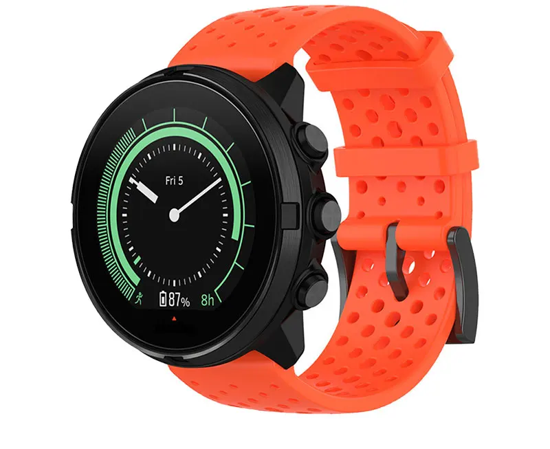 Ersatzarmband Für Suunto Core – Silikon, Wasserdicht, Mit Edelstahlverschluss
