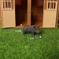 Realistic Plastic Farm and Wild Animal Toy Figures (Wild boar - 1)