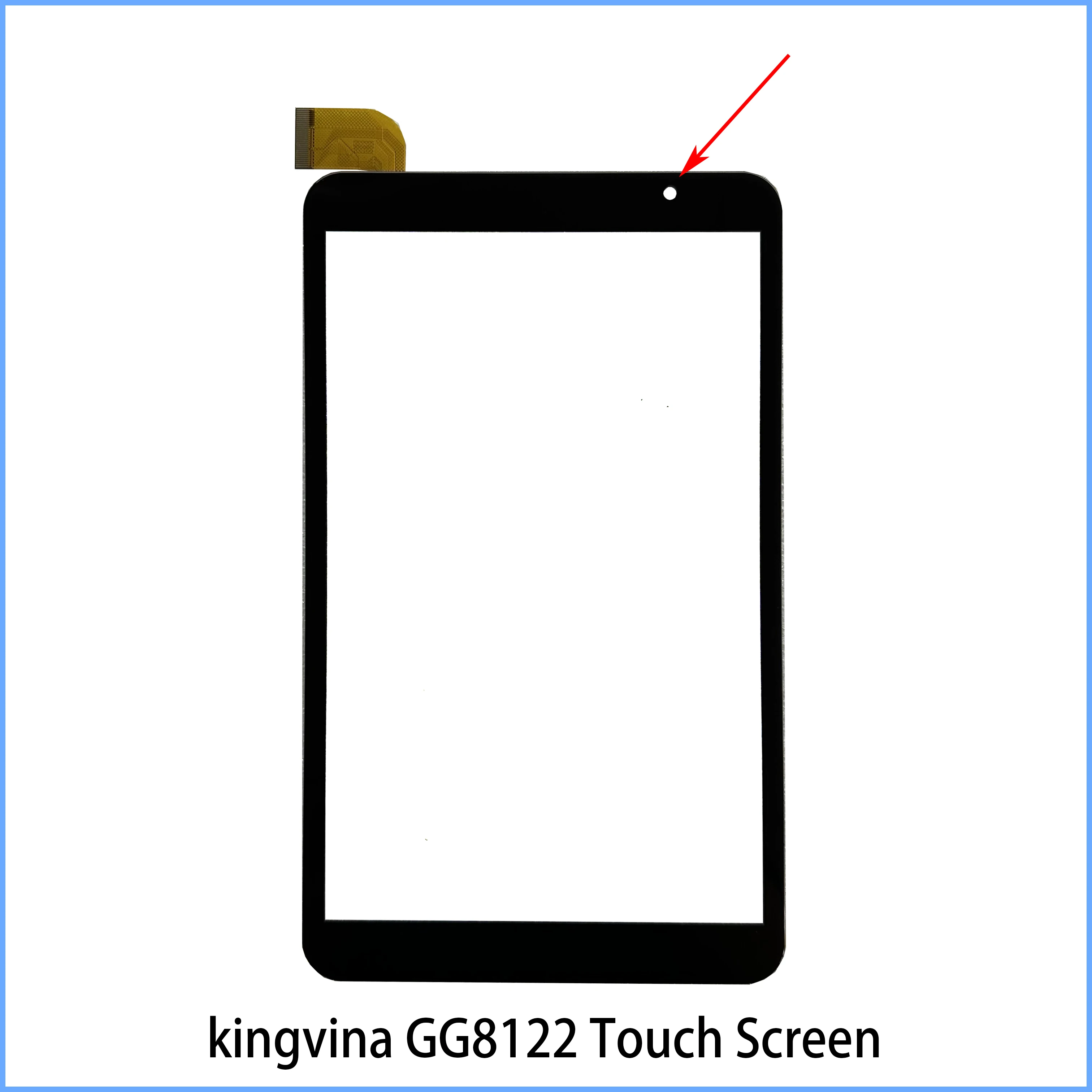Externo Capacitiva Touch Screen Digitizer Substituição do Sensor do Painel Phablet Multitouch Tablet Polegadas Kingvina Gg8122 Novo