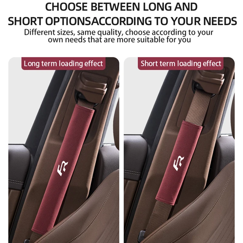 Car Seat Belt Cover Shoulder Pad 1pcs for Seat FR Alhambra Leon Ateca Arona Altea ltea