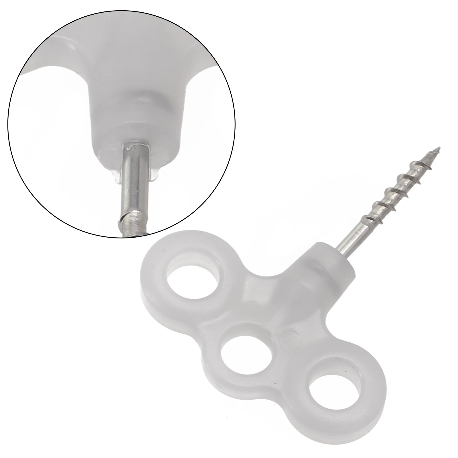 

1pc Camping Luminous Tent Screw Peg Nail Spike Hook Rope Tree Decking Travel Peg 65x55x30mm Camping Hiking Tent Tool Parts