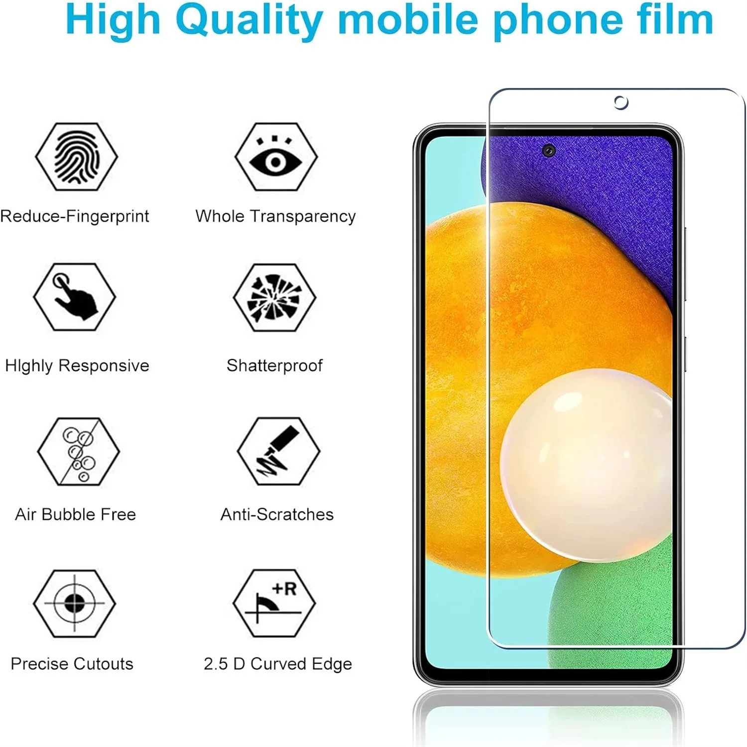 Premium Tempered Glass Screen Protector - 2/4 Pack