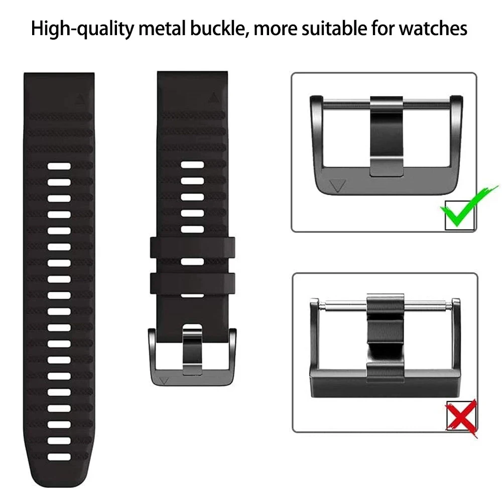 Easyfit Silicone Quickfit Watch Strap - Premium Wristband Bracelet