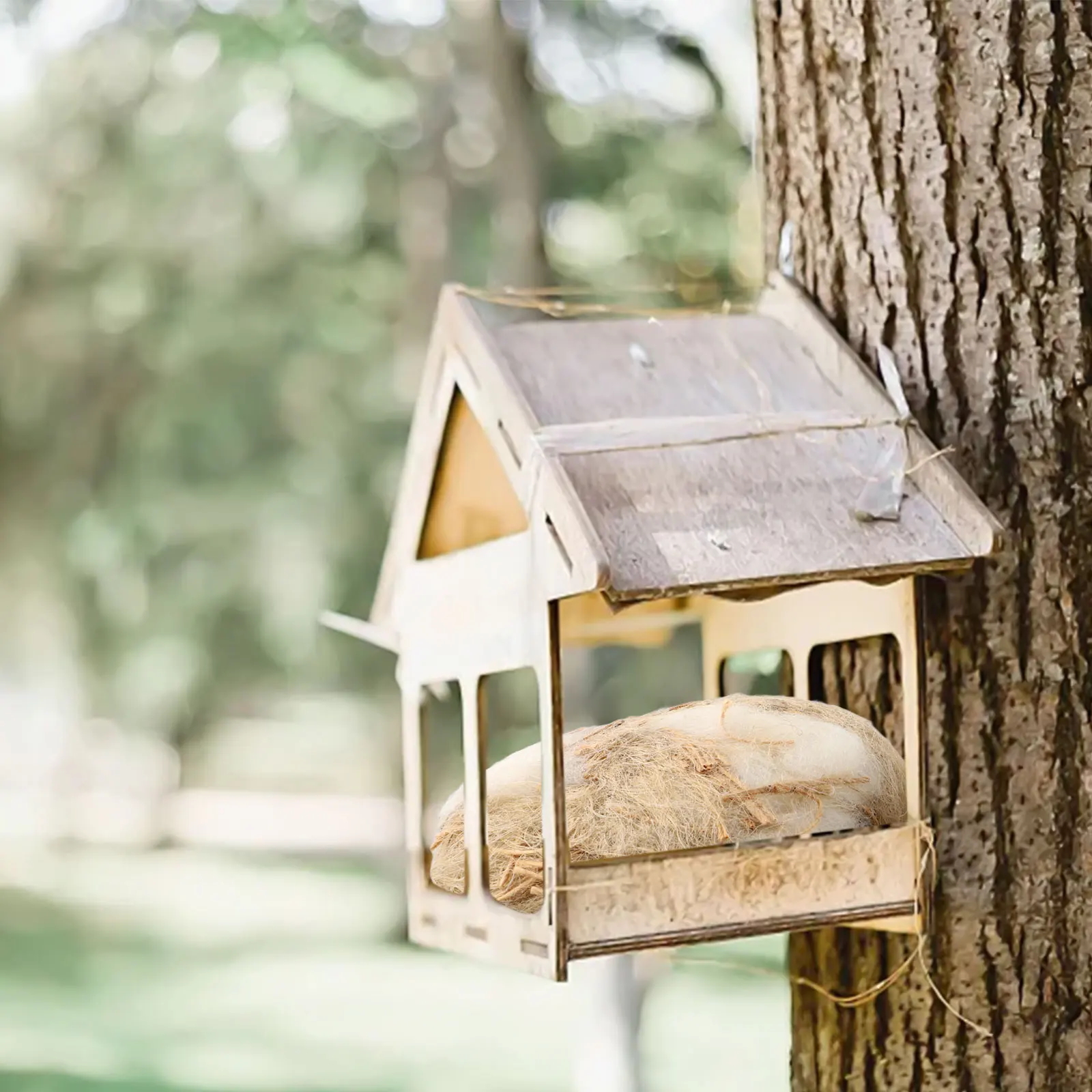 Bird Nesting Material Bird Nests Bedding Hummingbird Nesting Fibre Aviary Birds Canaries Finches Cage Accessories 2 Pack