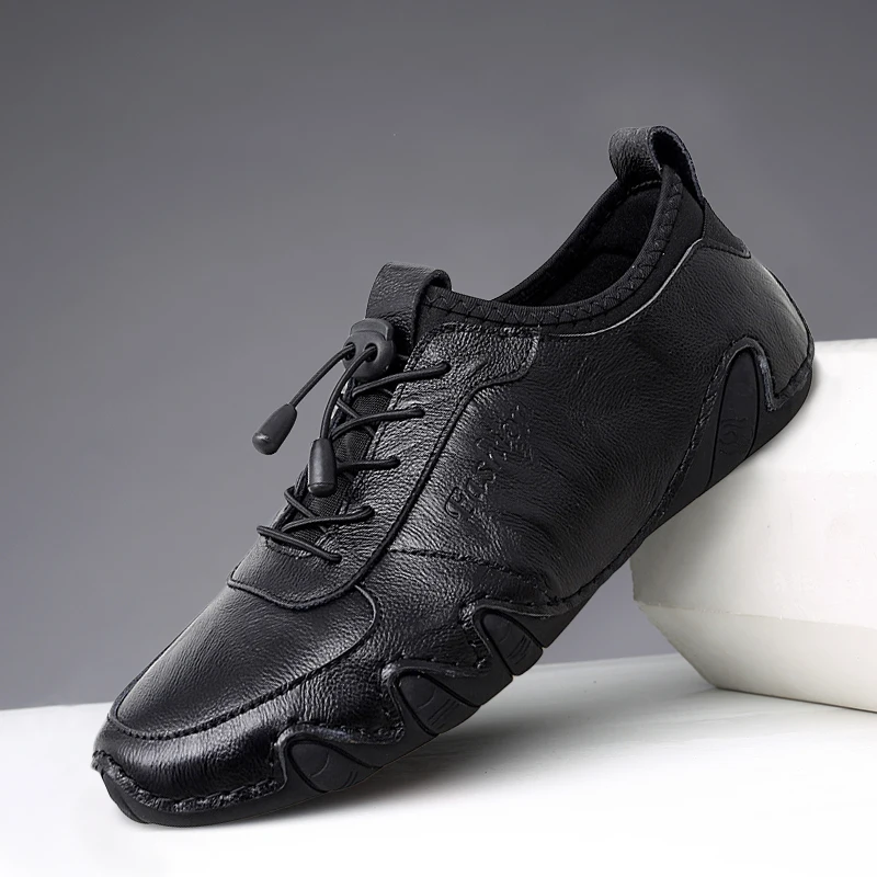 

Men's Casual Leather Shoes Breathable Outdoor Sneakers Luxury High Quality Designer Shoes Et Loisirs Men's Low Top Sports Shoes