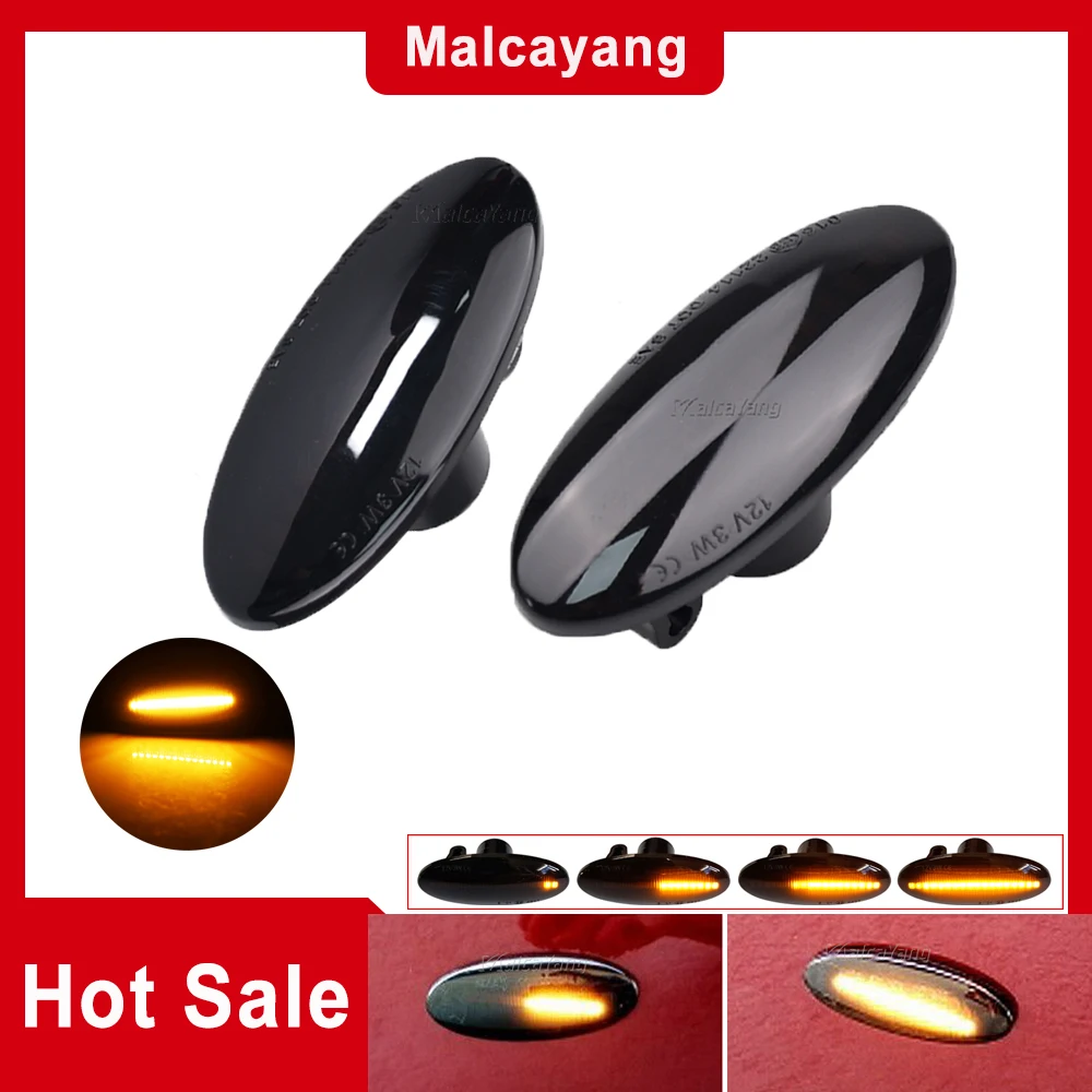 Per Smart Forfour Renault Koleos Nissan X-Trail Qashqai Np300 Dynamic Led Side Marker Light Qualità Premium