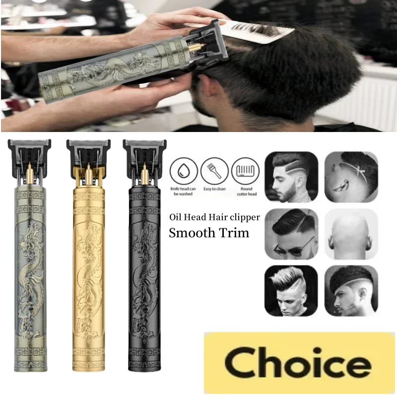 Hair Clipper Electric Shaver Hair Trimmer T9 Hair Clipper Beard Shaving Body Hair Trimmer Clippers Electric Cutting Machine Professional Barber Men Trimmer Shaver