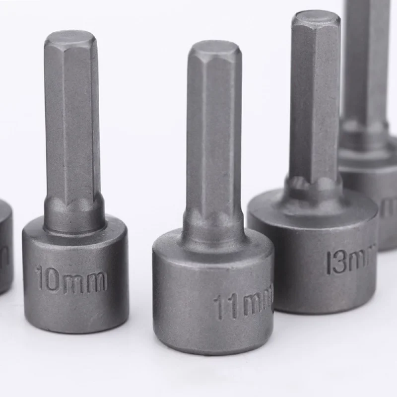 9pcs/14pcs 5mm-13mm Hex Sockets Sleeve Nozzles Nut Driver Set Screwdriver Set Schroevendraaier Set Bits Tools Socket Wrenches