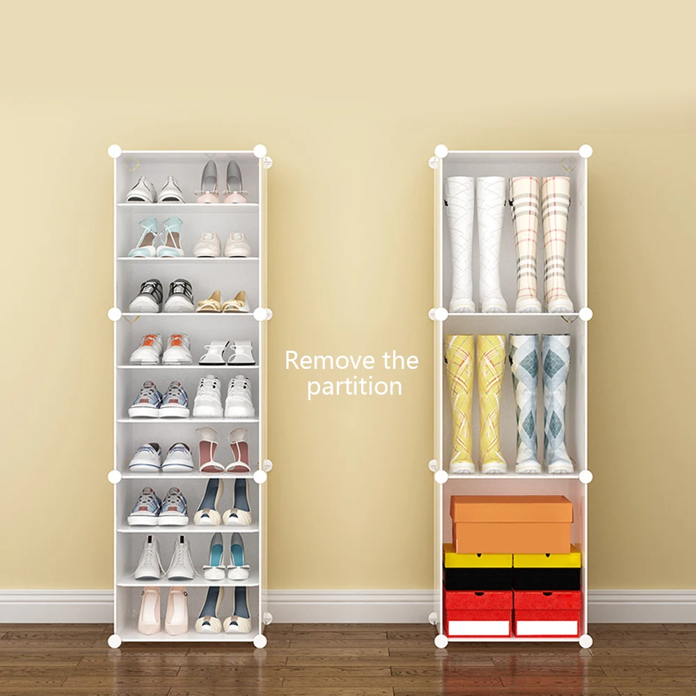 Large Shoe Cabinet Rack Waterproof Dust proof Shoes Stand Multi-layer Storage Organizer Free Standing Space 3