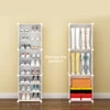 Large Shoe Cabinet Rack Waterproof Dust proof Shoes Stand Multi-layer Storage Organizer Free Standing Space 3