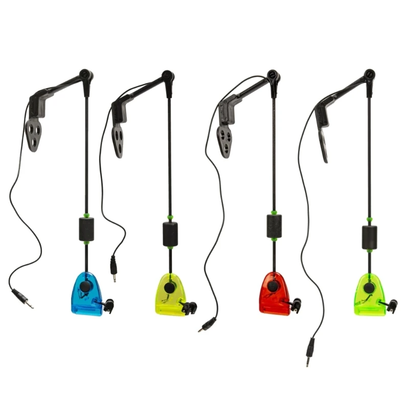 TMC Carp Fishing Swingers with Changeable LED Light Colour (7 Colours) Carp Bite Indicator, Supplied in a case