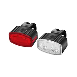 USB Rechargeable Waterproof LED Bike Taillight (Bike head - tail light)