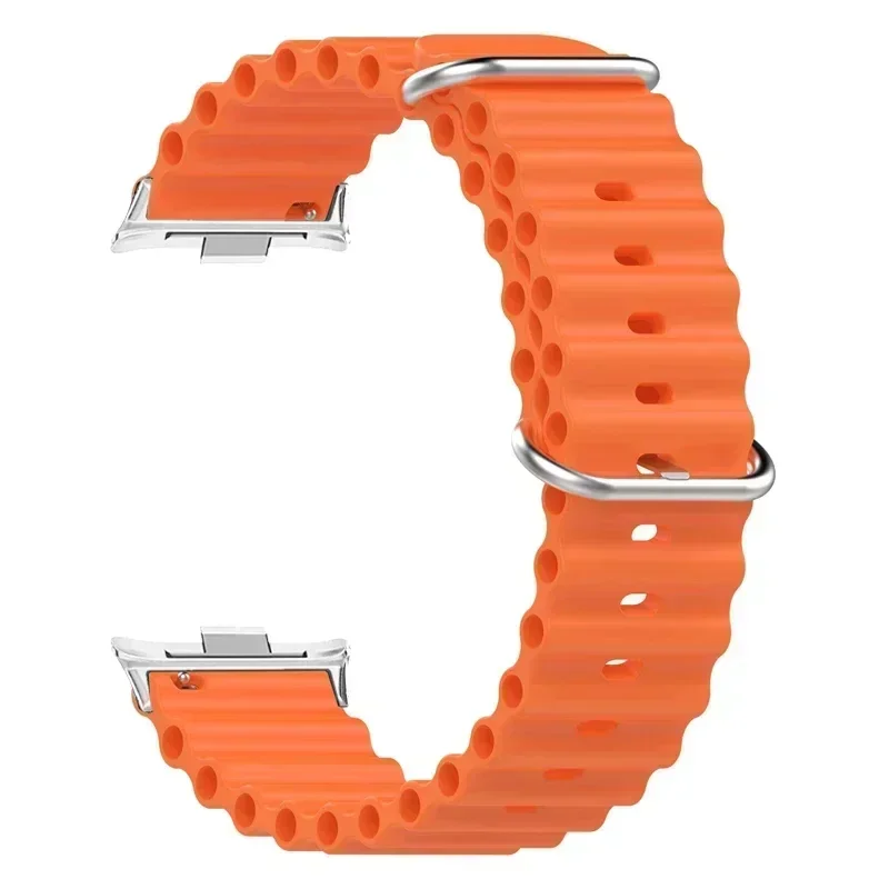 Ocean Strap Replacement Bracelet - Metal and Silicone Band Accessories