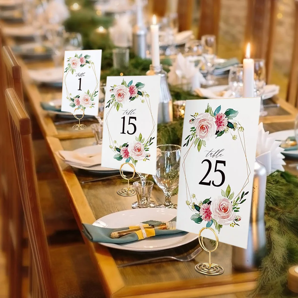 Place Card Holders 10Pcs Natural Wooden For Wedding Party