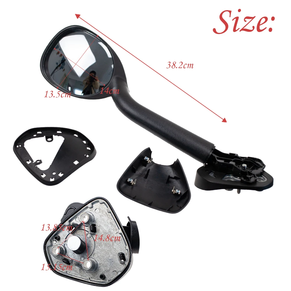 자동차 전면 반사경 백미러 외부 사이드 미러 어셈블리, 도요타 하이에이스 2005-2018, 자동차 액세서리 87930-26020