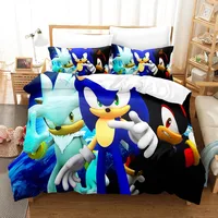 Ensemble de literie dessin animé 3DPrint, housse de couette, taie d'oreiller, pour garçons et filles, chambre d'enfant, cadeau, simple, Double, grande taille 4