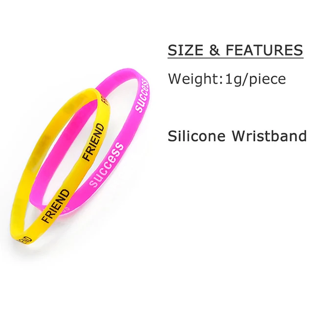 10pcs/lot Bulk Wholesale Fashion Multicolor Silicone Bracelet For Women  RubbUS