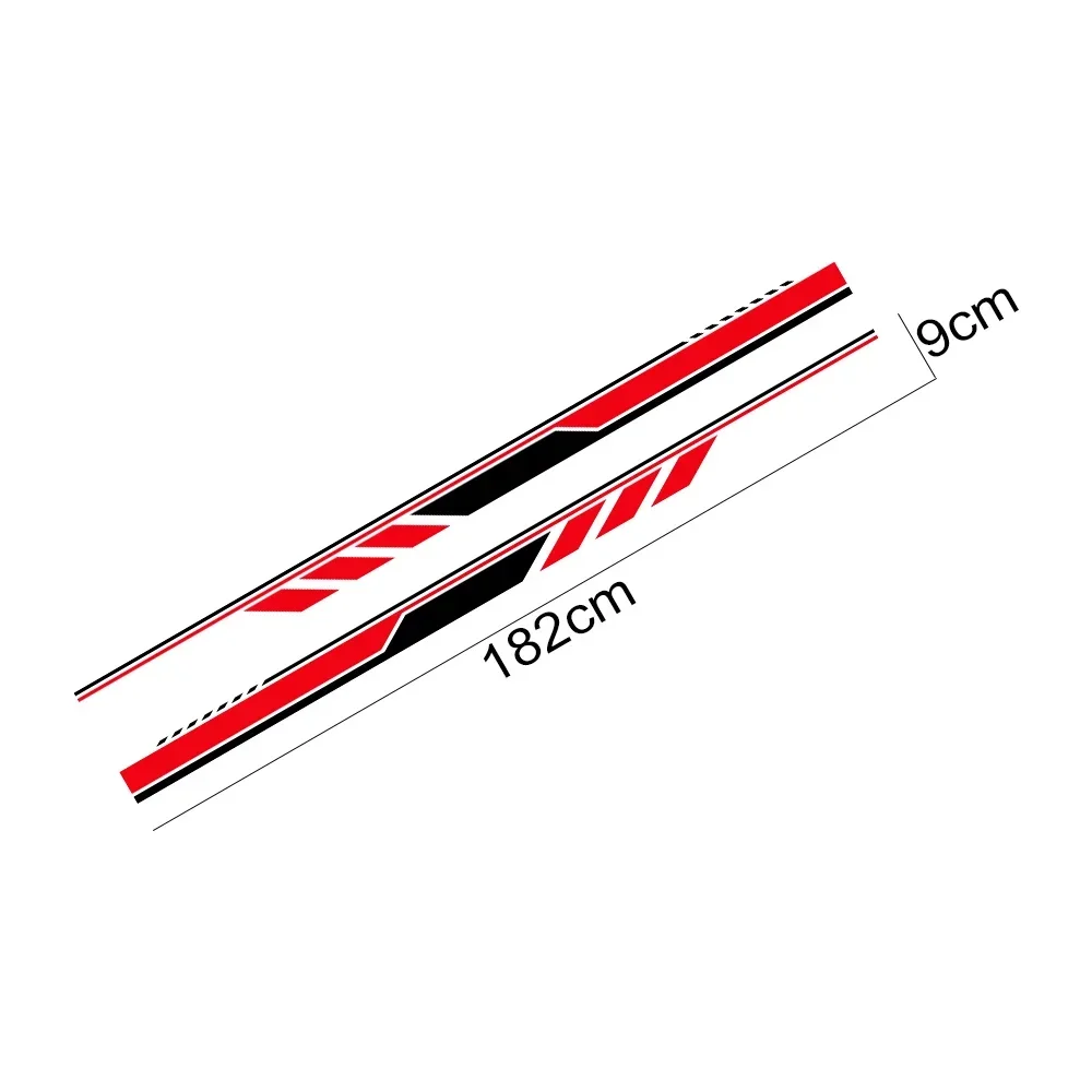 Car Side Door Sticker Creative Stripes Vinyl Decals Trims Auto Accessories