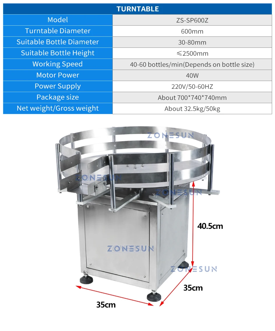 ZONESUN ZS-FAL180D6 4 Nozzles Magnetic Pump Liquid Filling Cap Screwing Round Bottle Labeling Production Line