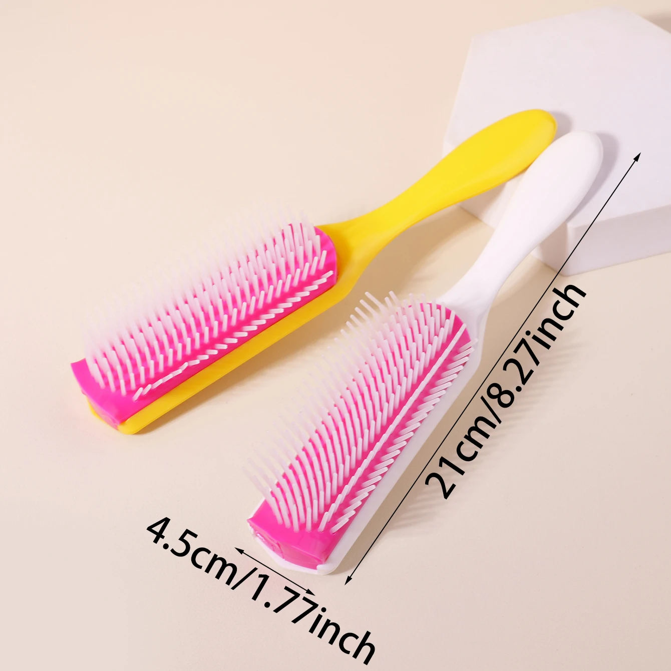 1/2/3/6pcs Styling hair brush suitable for men and women used for combing hair and organizing hair Special real wigs hair brush