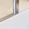 43 in.  W * 58 in.  H Frameless Folding Shower Doors for Bathtub, 1/4" (6mm) Thick SGCC Tempered Glass Door 5