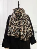 Elegant Imitation Cashmere Women Retro Leopard Print Winter Double Sided Scarf Warm Lady Female Thick Blanket Long Wrap Shawl 6