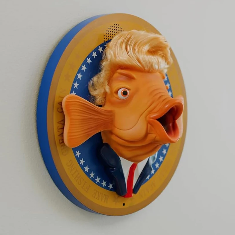 Funny Salmon Resin Pendant Fun Animation For Your Home Or Office The Talking Fish With Hilarious Animations Home Decor Desk