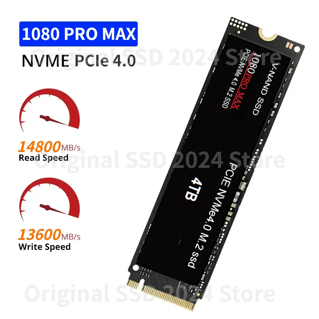 

1080PRO MAX SSD M2 NVME 256GB 512GB 1TB SSD M.2 2280 PCIe 4.0 Internal Solid State Drive For PS5 Laptop Desktop Game Console