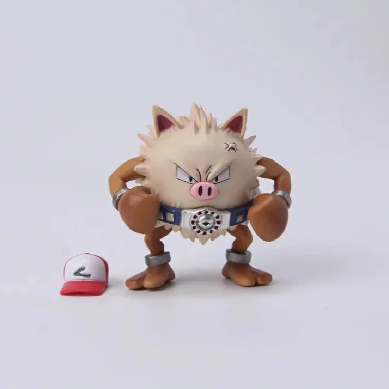 새로운 5cm  애니메이션 피규어 Primeape 주변 PVC 모델 귀여운 동상 데스크탑 장식 장식품 어린이 생일 선물 완구 ?