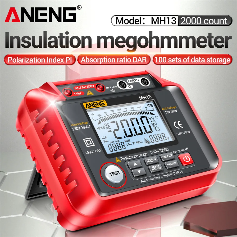 Digital Multimeter Resistance Tester Voltage Tester