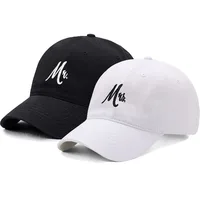 Matching Mr. & Mrs. Baseball Cap Men's Women's Cotton Embroidery Sport Golf Caps Bridal Gift Newlywed Honeymoon Wedding Gift 2