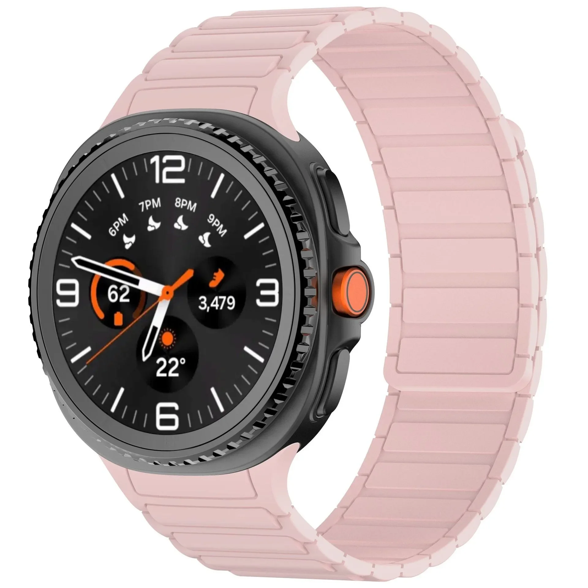 Seamless Magnetic Silicone Loop Strap - Premium Watch Accessory