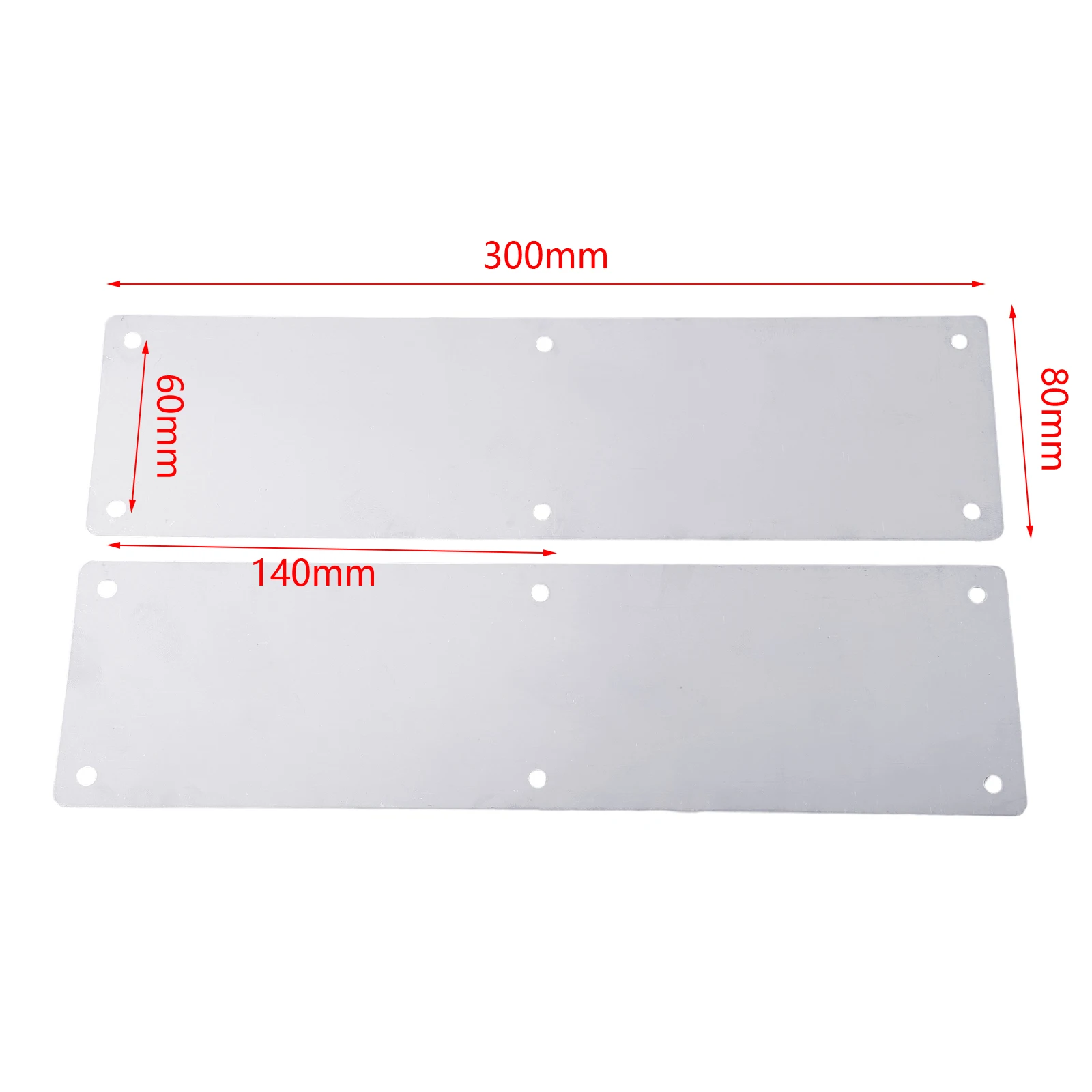 

Hardware Door Kick Plate Door Protection Door Sign Interior Or Exterior Kick Plate Stainless Steel Without Handle Brand New