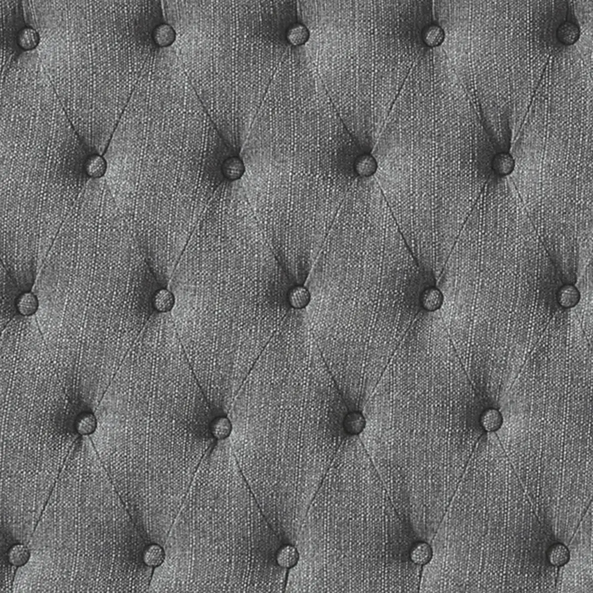 Upholstered Tufted Button Linen Fabric Headboard,Comfortable Fashional Headboard King/CA King Size,Granite