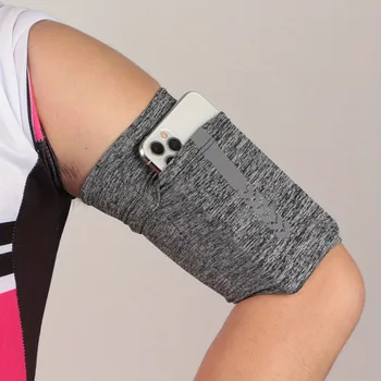 1pc Sports Armband for Phone, Running Elastic Arm Strap, Large Capacity Fitness Wrist Bag, Hiking Outdoor Phone Holder