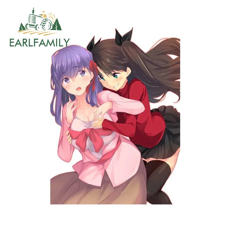 

EARLFAMILY 13 см x 9,5 см для Tohsaka Рин и маршила Сакура аниме Автомобильная наклейка креативная устойчивая к царапинам наклейка для ноутбука мотоцикла Декор