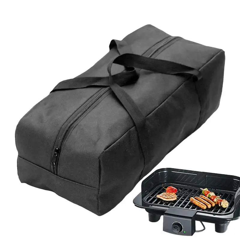 Oxford 600D-Fourre-tout de gril extra large, sacs mobiles épais, sac de rangement de camping en plein air, sac de pêche, plus récent, sac de rangement portable pour poteau de tente