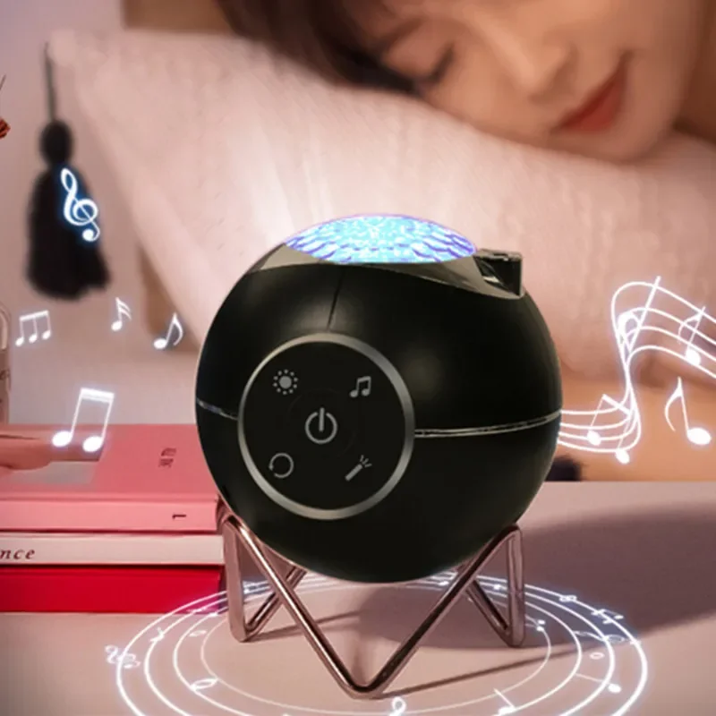 행성 레이저 프로젝션 램프 USB 원격 제어 회전 꿈 바다 밤 빛 LED 침실 장식 별이 빛나는 프로젝터 램프