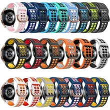 

20mm Silicone Smart Watch Strap for Samsung Galaxy Watch4 Classic 46 42 / Watch 4 44 40mm Sport Replacement Wristband Bracelet