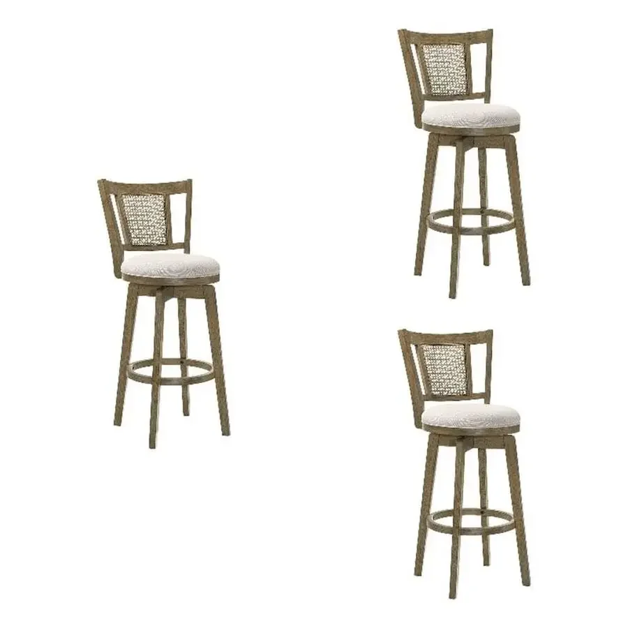 Set of 3 Swivel Counter Barstool 2