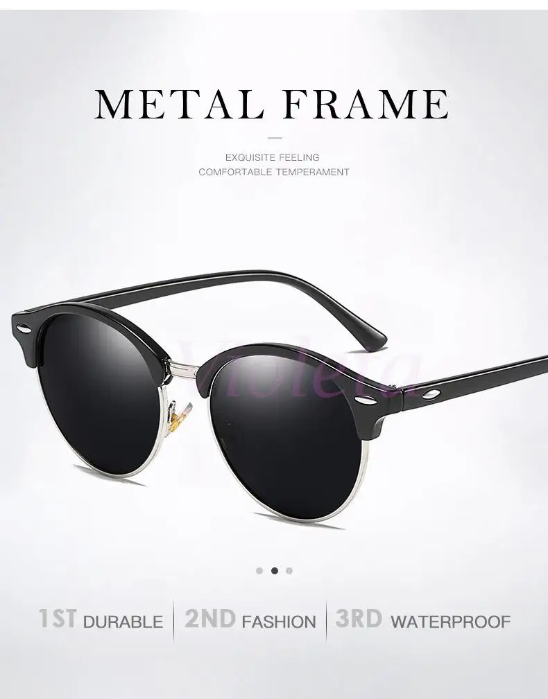 MS polarisierte Sonnenbrille runde Brille männliche Persönlichkeit Reiten Nachtsicht brille echte Farben Sonnenschutz Wind Sonnenbrille – Detail 10