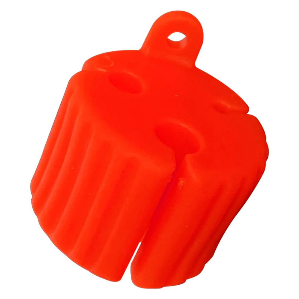 Fishing Rod Fixed Ball Anti-Collision Fastener Binding Clip Portable Silicone for Fishing Rod Accessories