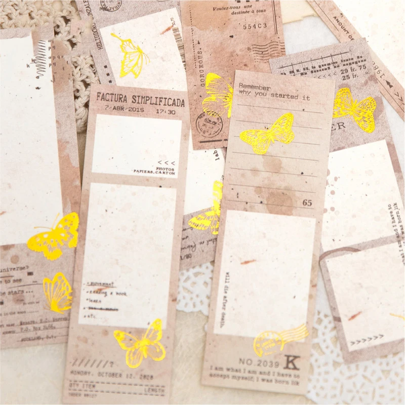 JIANWU Manchester City Memory Series Vintage Film Strip Memo Pad Creative DIY Junk Journal Material Collage Stationery 4