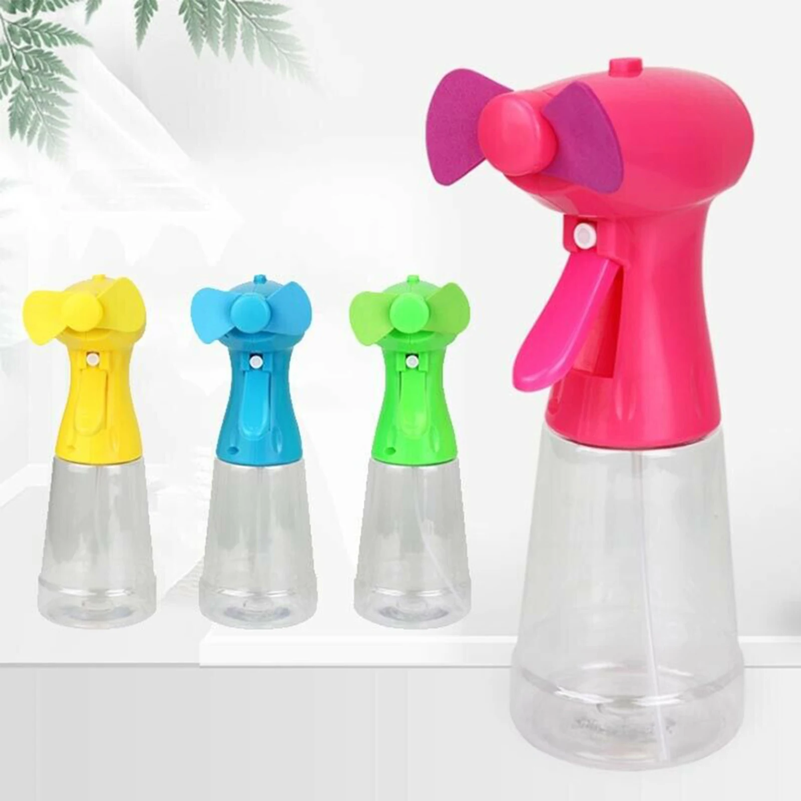 

Handheld Fan Spray Bottle Portable Bottle with Mini Fan Water Mist Fan for Outdoor, Office, School Summer Useful Cooling Fan