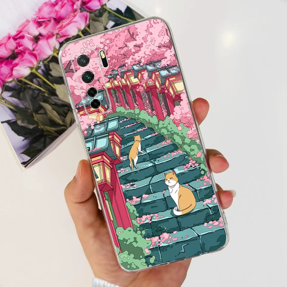 Clear Fashion Pattern Soft Silicone Case