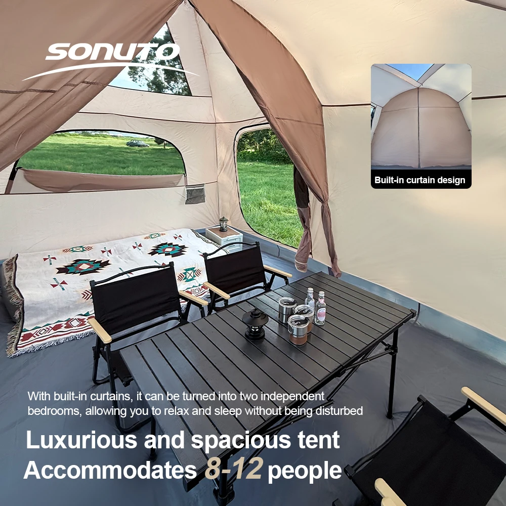 2025 Family Camping Tent – 8–12 Person 2